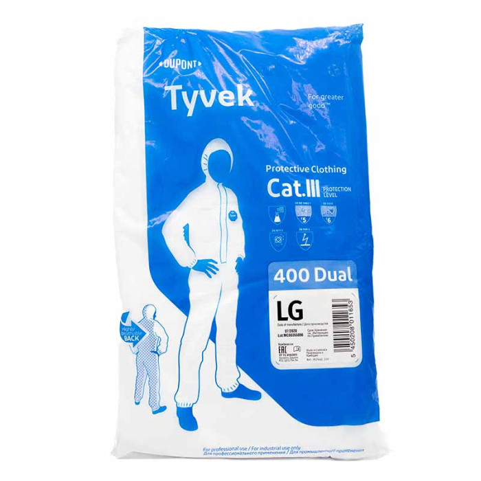 Комбінезон захисний DUPONT TYVEK 500 Xpert /CHF5/розмір L