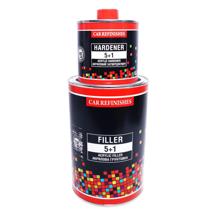 Акриловий ґрунт Білий 1л + затв. 0.2л CS System 5+1