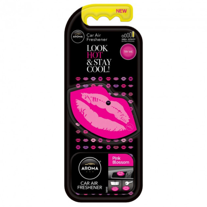 Ароматизатор Aroma Car Lips Pink Blossom Рожеве цвітіння 92559