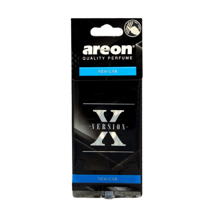 Освіжувач повітря AREON Х-Vesion лист з тестером New Car (AXV05)