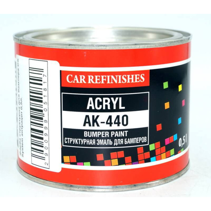 Фарба для бампера CS System АК-441 антрацит 0,5 л
