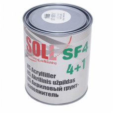 Грунт акриловий світло-сірий 1л із затверджувачем FH5 0,25л (мокрий по мокрому) SOLL SF4 4+1