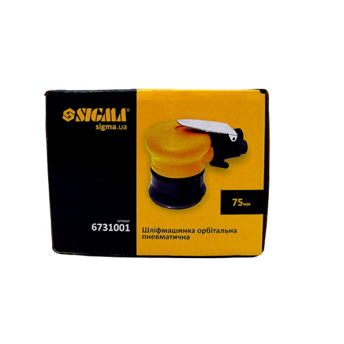 Шліфмашинка орбітальна пневматична 75мм SIGMA (6731001)