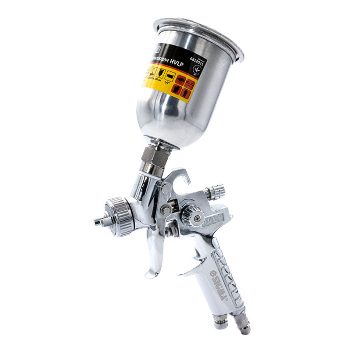 Фарборозпилювач HVLP-mini Ø0.8 мм (хром) з в/б (мет) SIGMA (6812031)