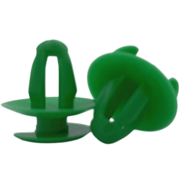 Нажимное крепления внутренней отделки дверей с двумя шляпками, верхняя из просечкой (арт. 0306)