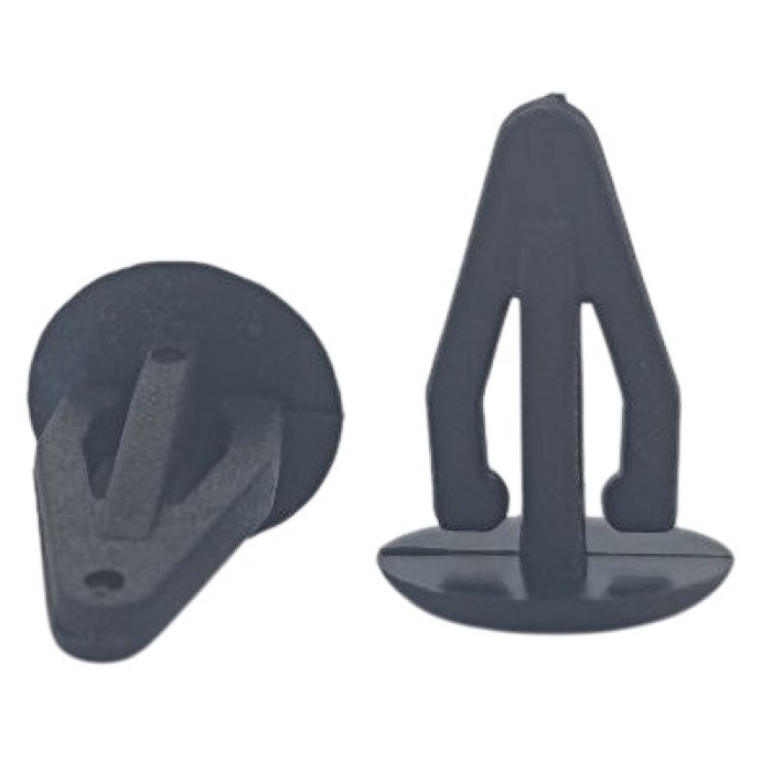 Крепление универсальное нажимной (ель) отверстие 9мм, высота штыри 19 мм, диаметр шляпки 13,3 мм