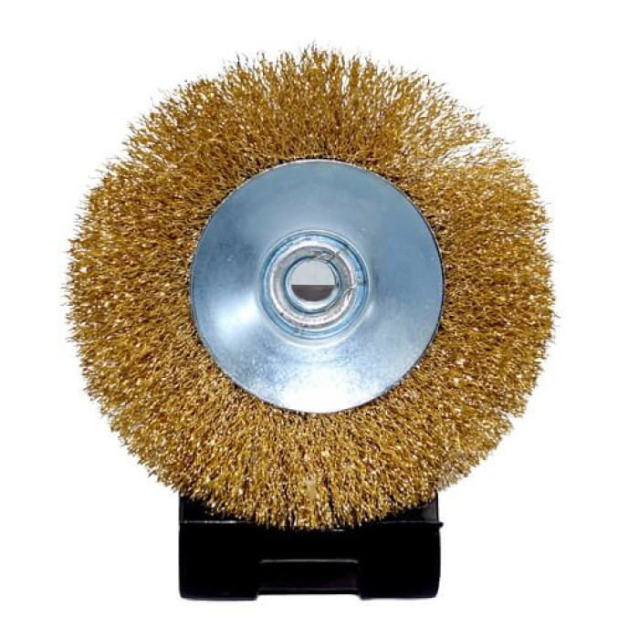 Щітка конусна з рифленого дроту для УШМ MASTERTOOL M14 діам.125мм (арт.19-8112)