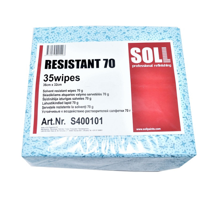 Серветки для видалення силікону SOLL 32mm х 36m (35шт/уп) поштучно