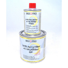 Грунт акриловий SOTRO UHS 4:1 сірий 2K Multifiller 6F 0,8л + отв.FH65 0,2л (T026108/T026502)