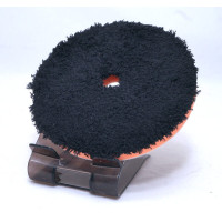 Коло полірувальне мікрофіброве для ексцентрика з 19 мм отвором чорне, d125 мм - Flexipads DA BLACK