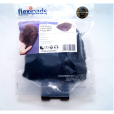 Рукавиця для миття з овчини на 4 пальці для вузьких місць, сіра Flexipads Four Finger