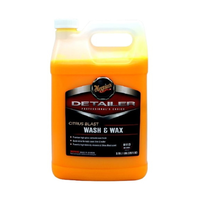 Концентрат шампунь із воском карнаубу Meguiar's Detailer Citrus Blast Wash & Wax 3.79л (арт.