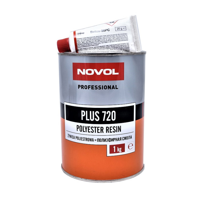 Смола поліефірна NOVOL PLUS 720 1 кг із затверджувачем у комплекті (арт.36112)