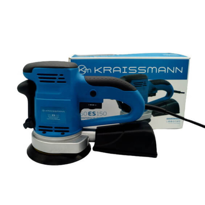 Шліфмашина ексцентрикова (орбітальна) Kraissmann 550 ES 150 (у комплекті 150 коло та змінне 125 коло)