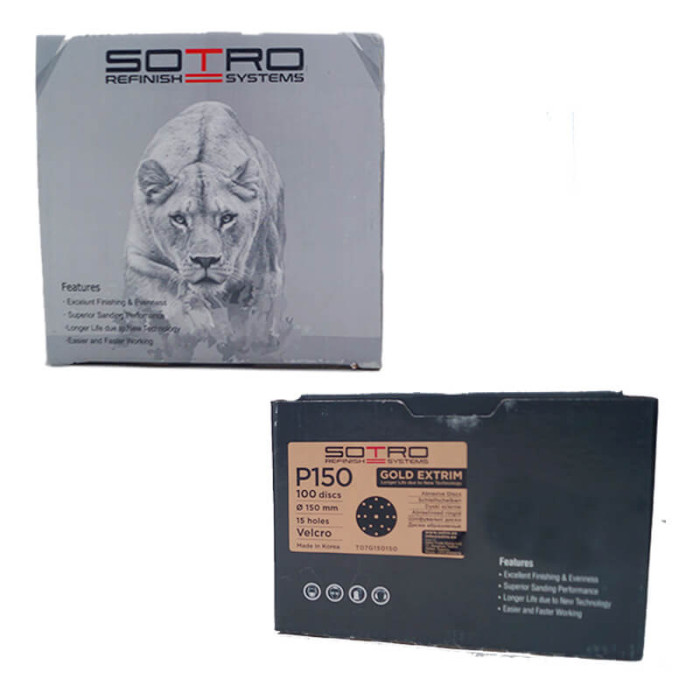 Абразивний круг Sotro Gold Extrim d150 мм, 15 відп. (жовтий)