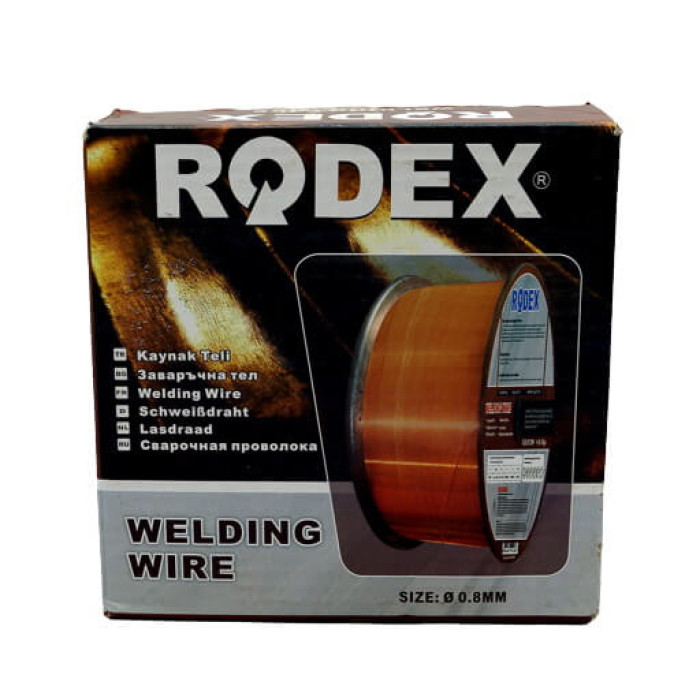 Дріт зварювальний мідний AWS ER70S-6 ∅0.8мм 5кг (помаранчевий)