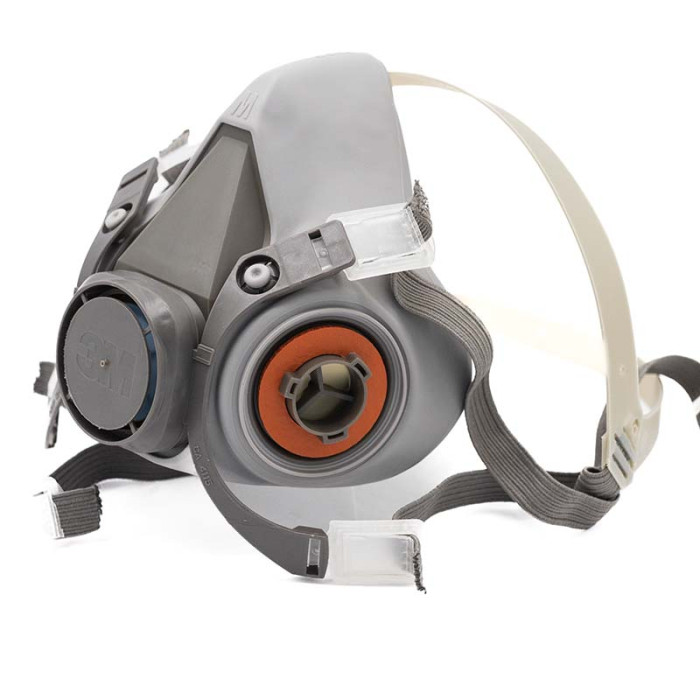 Напівмаска 3M 6200 гумова, середня М (без фільтрів)