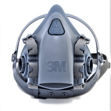 Напівмаска 3M 7502 силіконова, середня М, (оригінал з голограмою та фільтрами)