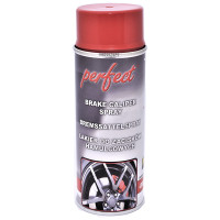 Фарба для супортів та гальмівних барабанів червона, 400 мл PERFECT (арт. 011763)