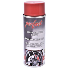 Фарба для супортів та гальмівних барабанів червона, 400 мл PERFECT (арт. 011763)