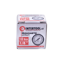 Манометр для повітря INTERTOOL 1/8