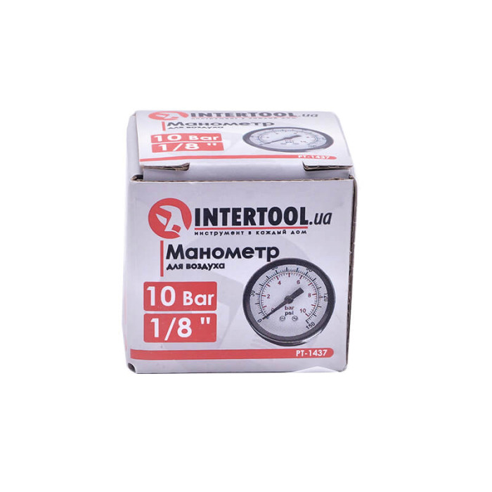 Манометр для повітря INTERTOOL 1/8