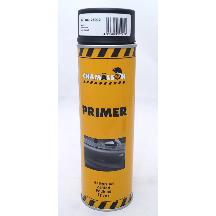 Акриловий грунт в аерозолі CHAMALEON чорний 500мл (26002)