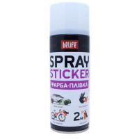 Фарба-плівка (рідка гума) BeLife Spraysticker Standart біла матова, 400 мл