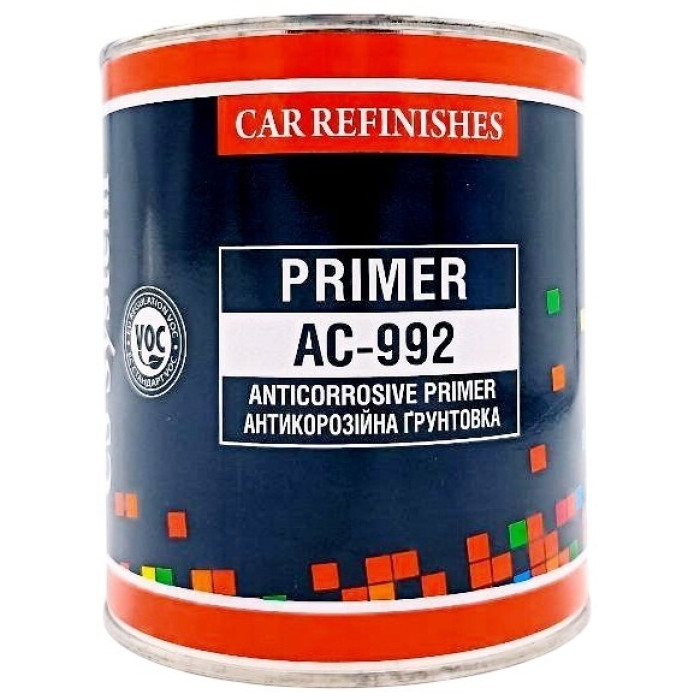 Грунт алкідно-акриловий, чорний, CS System АС-992, 1,1 кг