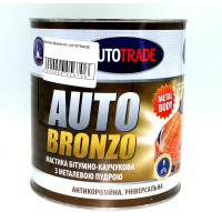 Мастика бітумно-каучукова бронза з металевою пудрою AUTOTRADE, 3л/2,5 кг