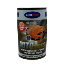 Мастика бітумно-каучукова антикорозійна бронза універсальна AUTOTRADE BR 5 л