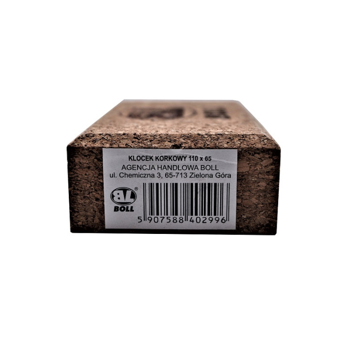 Шліфувальний брусок пробковий 110*65*30мм BOLL 60021