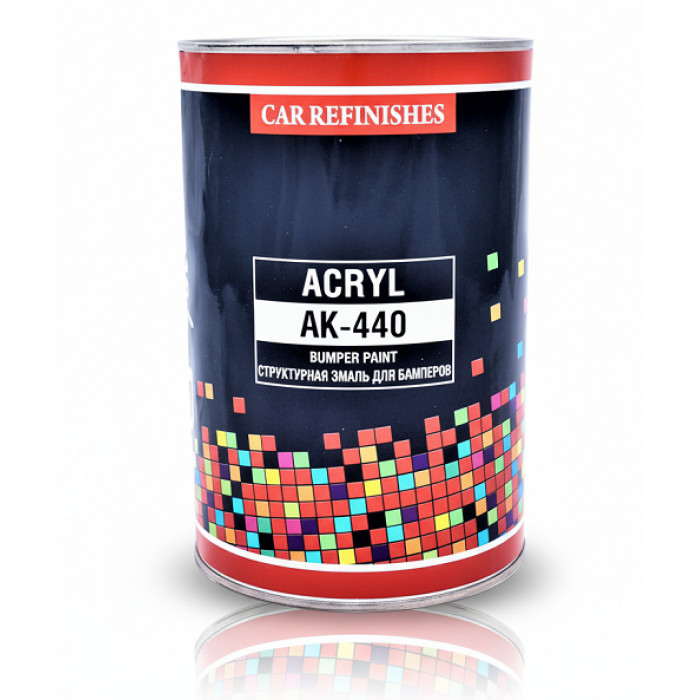 Фарба структурна для бампера CS System АК-440, чорна
