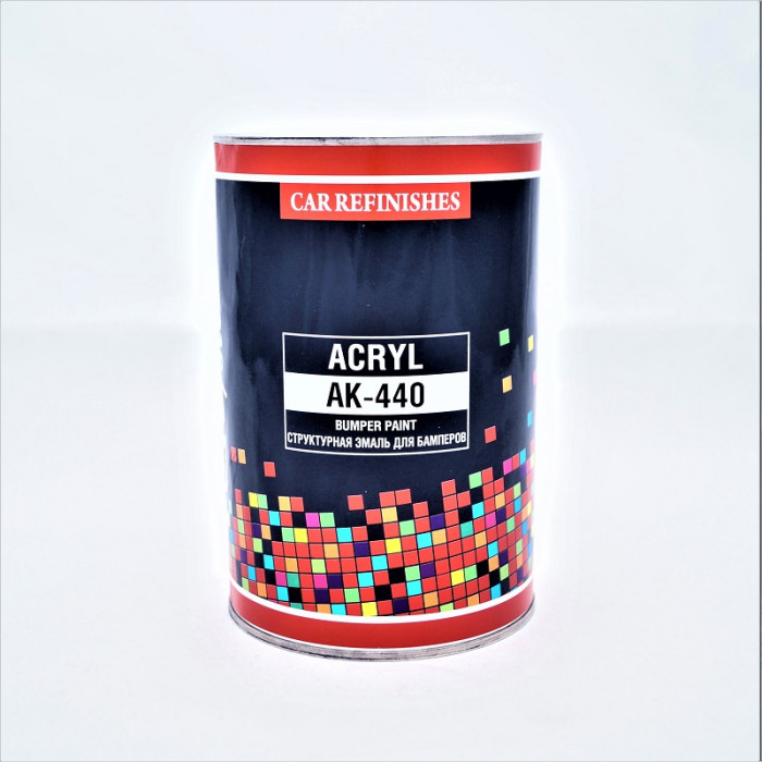 Фарба структурна для бампера CS System АК-440, чорна