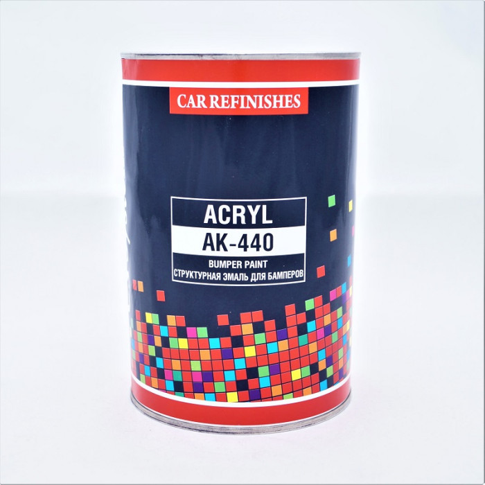 Фарба структурна для бампера CS System АК-440, антрацит, 1л