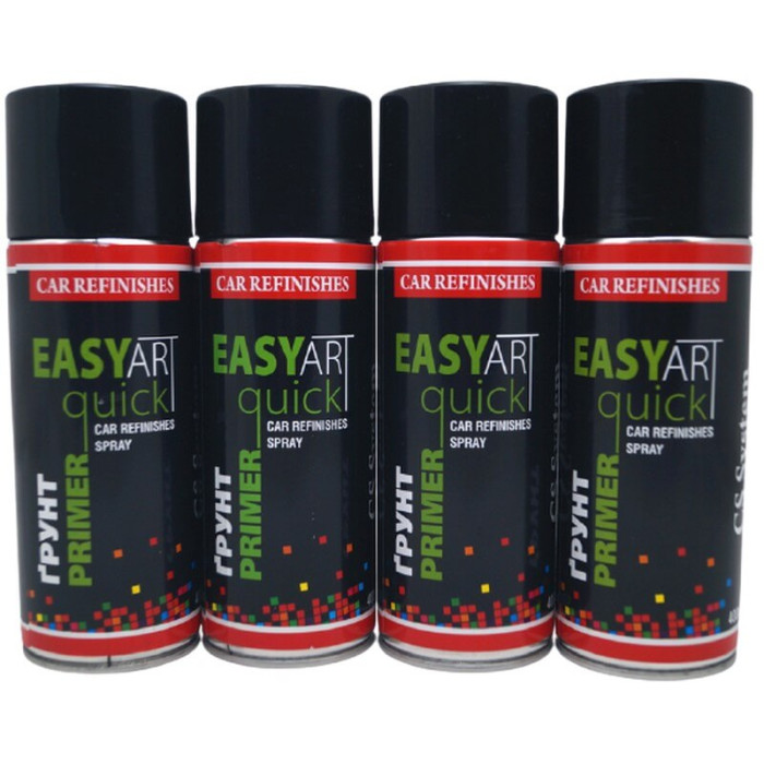 Грунт алкідно-акриловий антикорозійний CS System Quick Primer червоний в аерозолі, 400мл