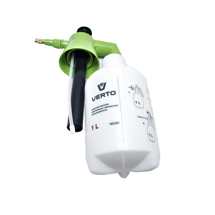 Ручний обприскувач із насосом 1л Verto 15G501