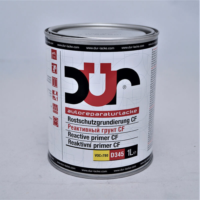 Ґрунт реактивний CF DUR (1л) (D345) сірий + активатор D225 (1л)