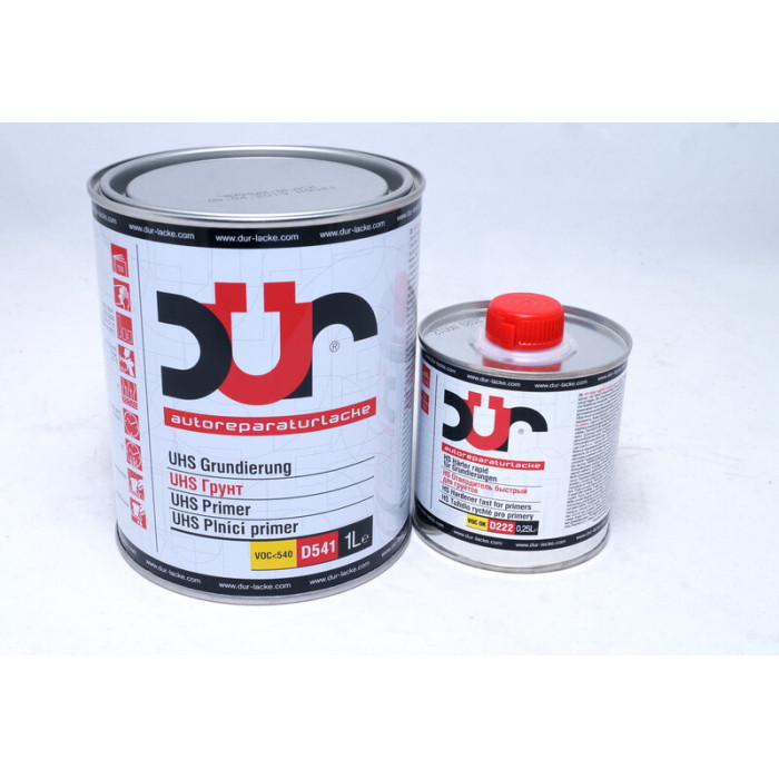 Грунт UHS DUR 4+1 (1л) D541 чорний + затверджувач D222 (0,25)