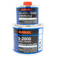 Грунт акриловий білий 0,4л + затверджувач 0,08л Ranal S-2000 5:1 (арт. 10311)