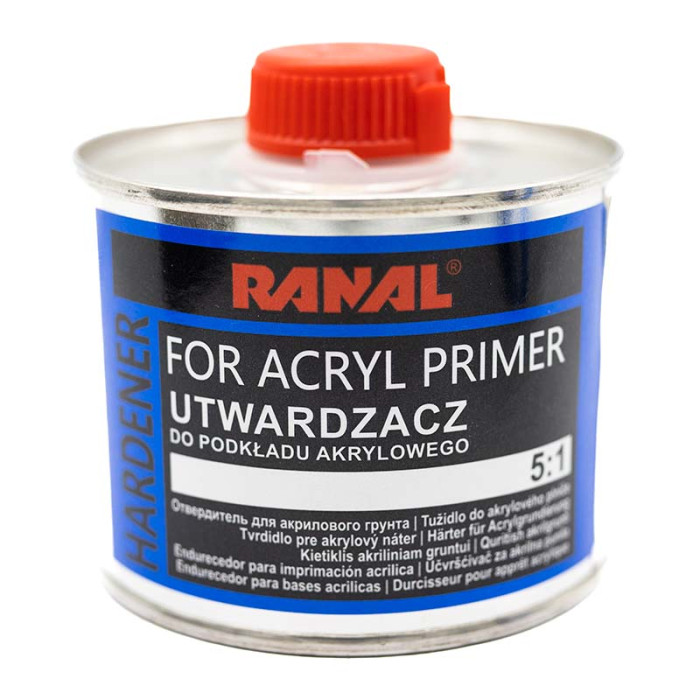 Грунт акриловий білий 0,4л + затверджувач 0,08л Ranal S-2000 5:1 (арт. 10311)