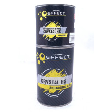 Лак акриловий HS Crystal 1л. + затверджувач швидкий 0,5л EFFECT