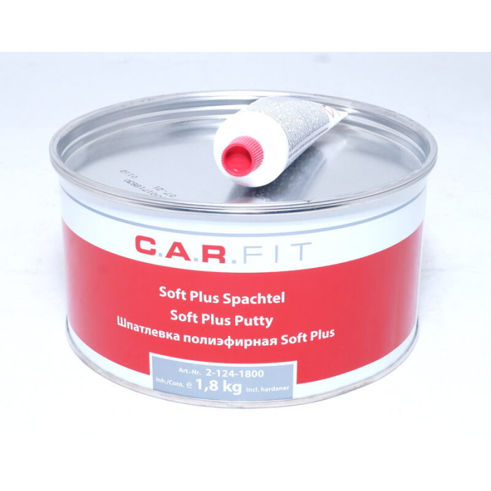 Шпаклівка поліефірна легка Soft Plus 1.8 кг CARFIT (2-124-1800)