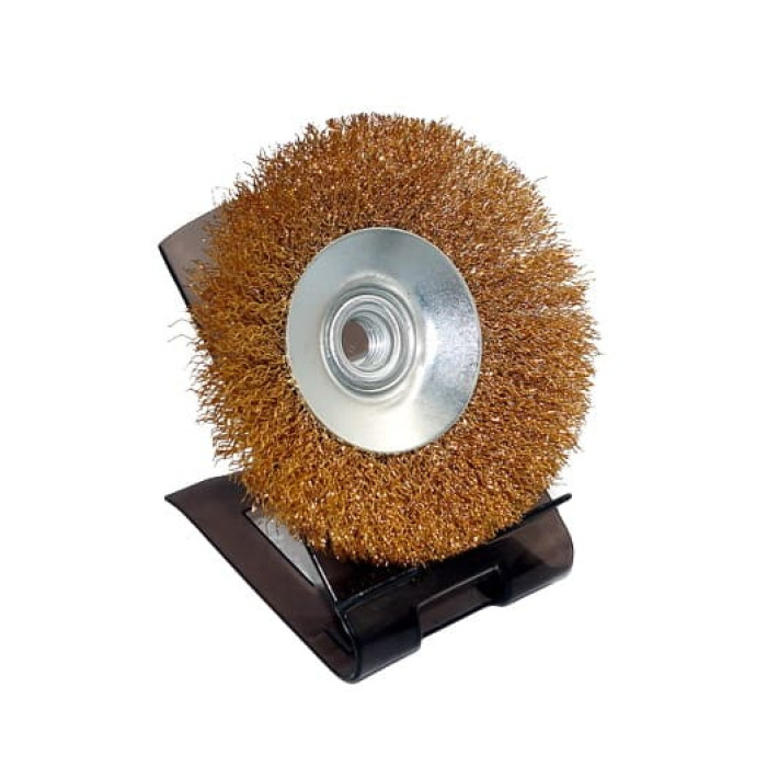 Щітка конусна для УШМ, кручений сталевий дріт (115 мм) Sturm 5240301