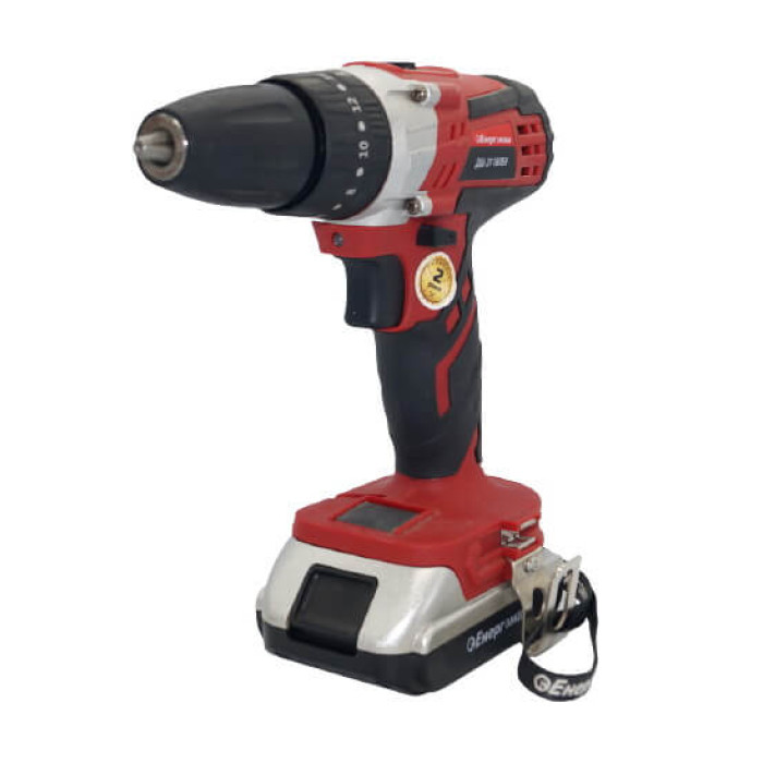 Дриль-шуруповерт акумуляторний Енергомаш ДШ-3118ЛБУ, 8B 2 frev 2,0Aч