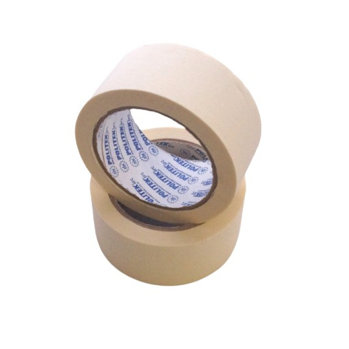 Малювальна стрічка малярська POLITEK (80°C) 48мм біла (36 pcs/box)