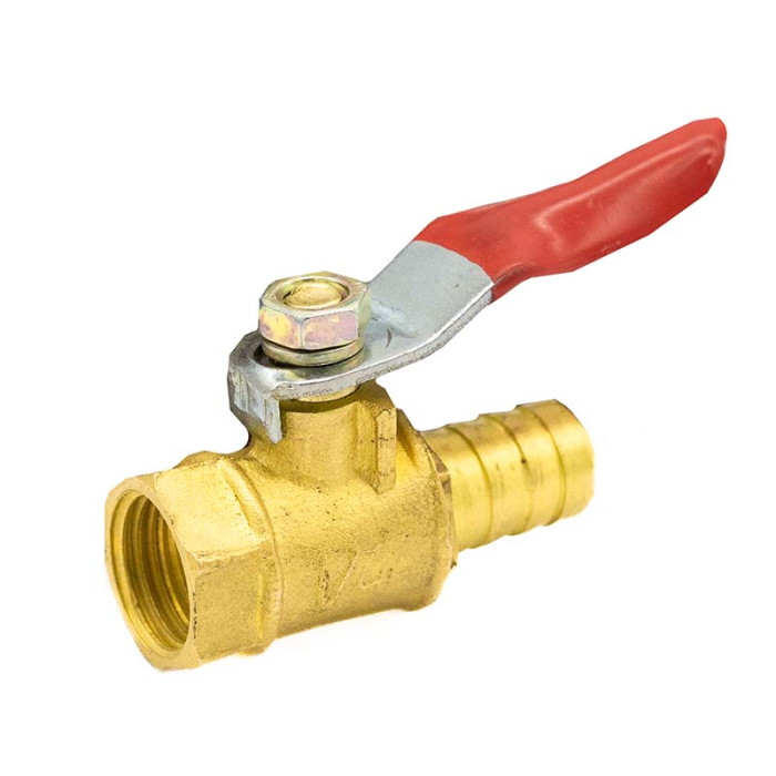 Кран під шланг 10мм перехід на всередину, різьблення 1/4