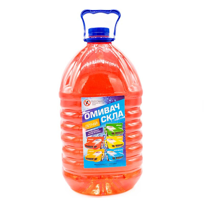 Омивач скла літній 5л CV OIL (червоний)