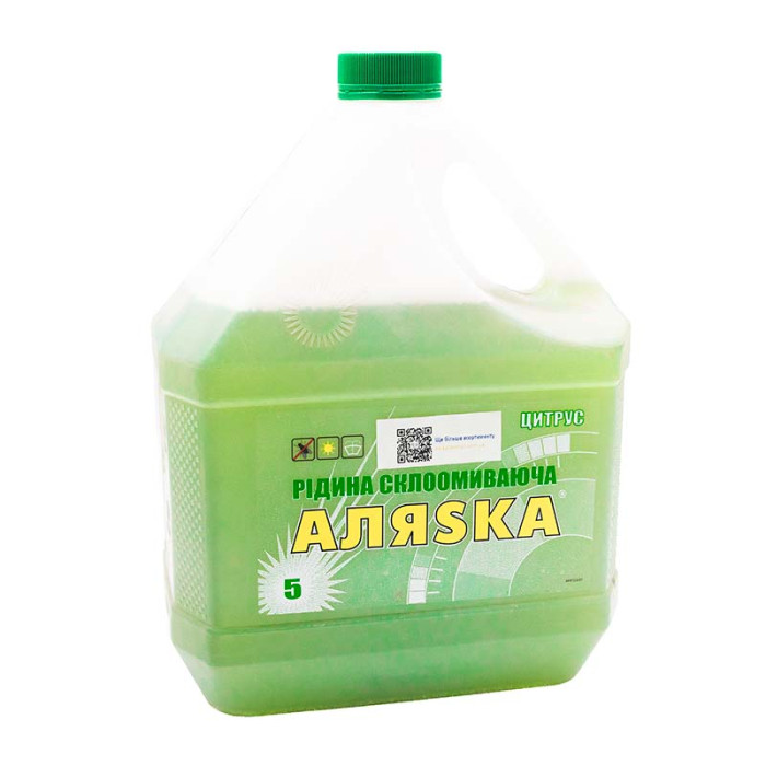 Омивач літній (цитрус) зелений Аляска 5л