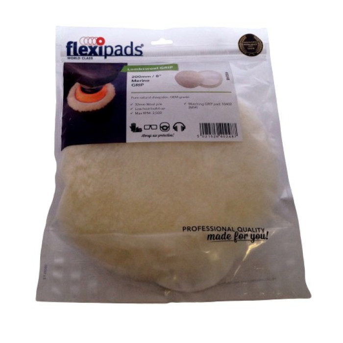 Полірувальне коло лама (натуральна овчина) FLEXIPADS 200х32 мм. (8